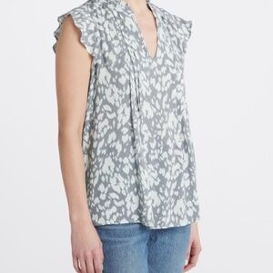 Monday Fun Summer Flutter Sleeve Top